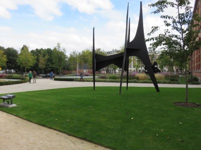 A Calder stabile on temporary view at the Rijksmuseum 2014