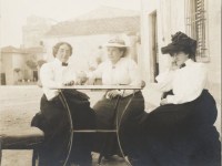 The Cone sisters with Gertrude Stein (center)