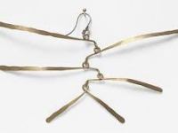 Sculptural earrings for Peggy Guggenheim